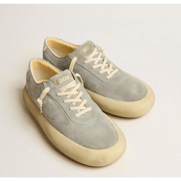 Golden Goose Men’s Space-Star Sneakers Ice Gray Suede – Size 40 - Picture 1 of 11